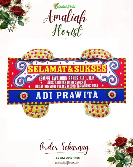 Papan Bunga Ucapan Selamat Pondok Ungu